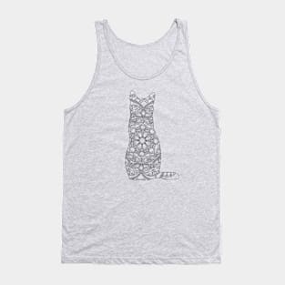 Cat Mandala Tank Top